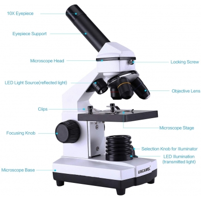 Microscope 40X-400X UX001